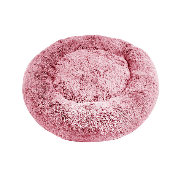 PaWz Pet Bed Memory Foam Dog Donut Pink Large-1843791353985765377