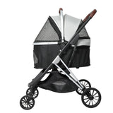 PaWz 4 Wheels Pet Stroller Dog Cat Pram-1853958518386855937