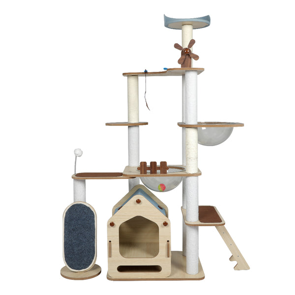 PaWz Cat Tree Scratching Post Scratcher-1853958496396120065