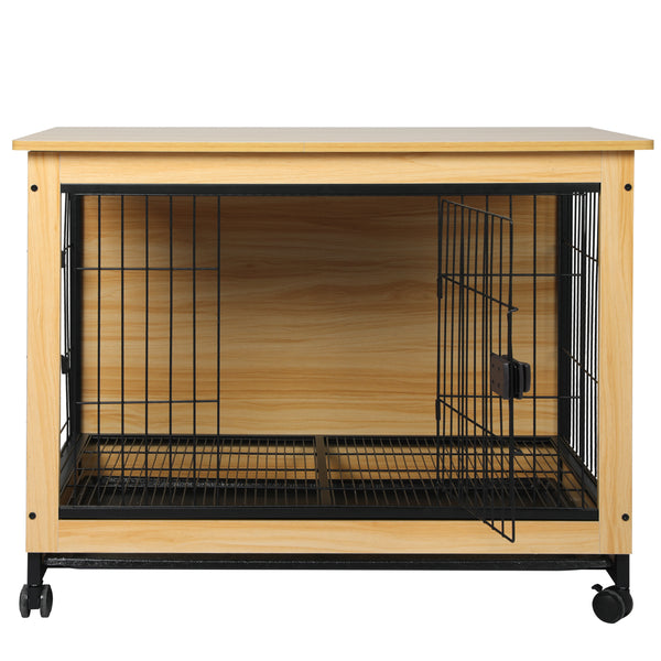 PaWz Wooden Wire Dog Kennel Side End XXL XX-Large-1853958496240930817