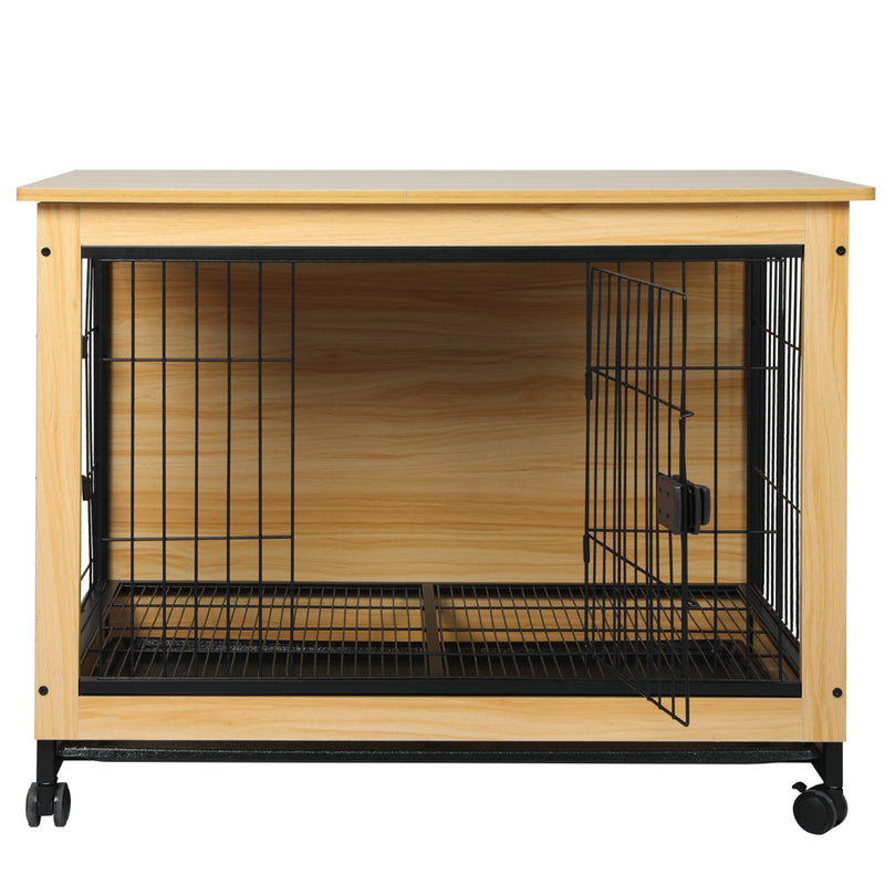 PaWz Wooden Wire Dog Kennel Side End XL X-Large-1853958496089935873