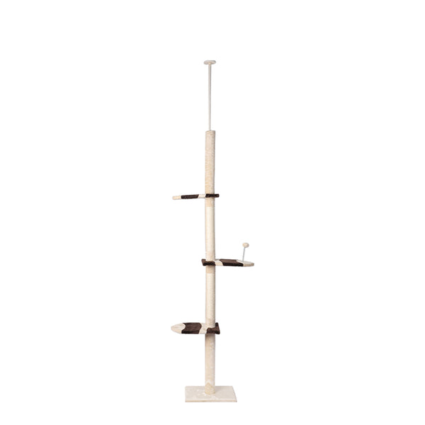 PaWz Cat Scratching Post Tree Condo Beige-1831592753994272769