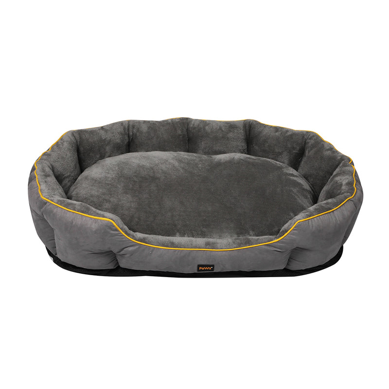 PaWz Electric Pet Heater Bed Heated M Grey Medium-1831593128797278209