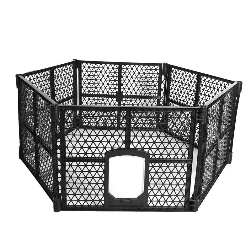 PaWz Pet Playpen Folding Dog Plastic M Medium-1843791337825112065