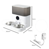 PaWz 7L Automatic Pet Feeder Wifi Dog White-1831593085449146370