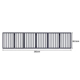 PaWz Wooden Pet Gate Dog Fence Safety Grey 100 Pack-1853958487206400002