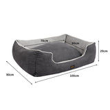 PaWz Pet Bed Mattress Dog Cat Pad Mat Grey XX-Large-1831593082777374722