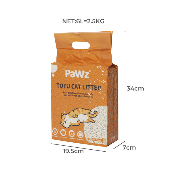 PaWz 2.5kg Tofu Cat Litter Clumping Natural-1853958498963034114