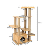 PaWz Cat Tree Scratching Post Scratcher-1831592600625352706