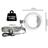 PaWz LED Dog Leash Lead Walking Rope White-1831592982957133826