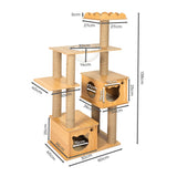 PaWz Cat Tree Scratching Post Scratcher-1831592570430558210