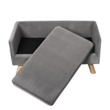 PaWz Pet Sofa Bed Dog Warm Soft Lounge Grey-1853958492231176195