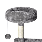 PaWz 130cm Cat Tree Toy Scratching Post Grey-1853958446068666372