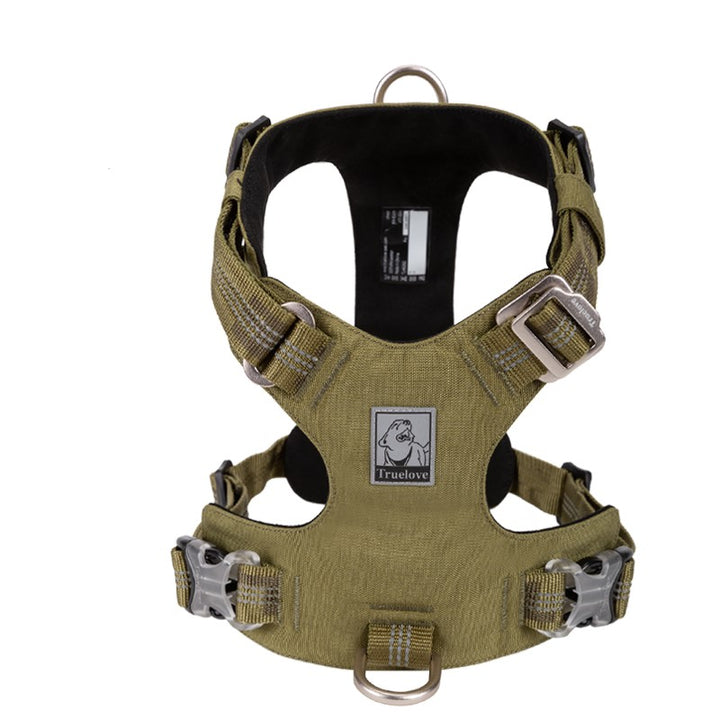 True Love Lightweight Reflective Harness - Army Green, 2XS